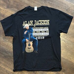 VTG Alan Jackson concert tour t shirt